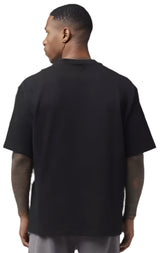 Fox WORDMARK Oversized SS TEE Black BACK FACING MODEL