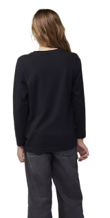 Fox Youth Race Spec Long Sleeve Tee Black BACK FACING MODEL