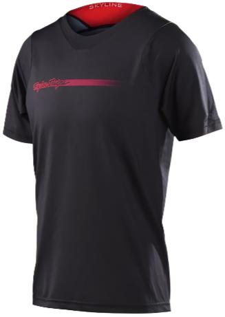 TLD SKYLINE SS Youth JERSEY CHANNEL -  CARBON FRONT