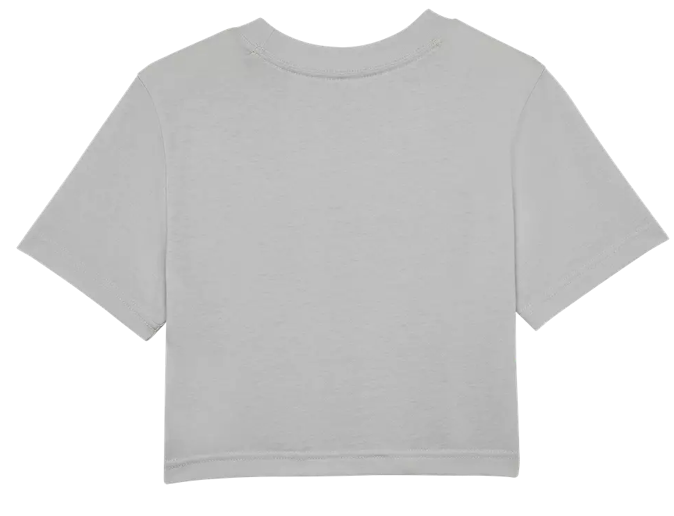 Fox W Race Spec Baby Tee Large Gray BACK