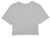 Fox W Race Spec Baby Tee Large Gray BACK