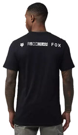 Fox RS Dream SS Premium Tee Black BACK FACING MODEL
