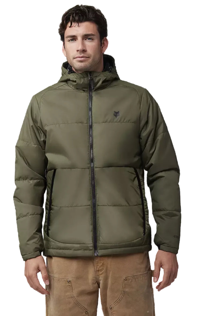 Fox Ridgeway Jacket Olive Green FRONT FACING MODEL