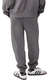 Fox Womens WORDMARK Fleece Jogger Pewter BACK FACING MODEL