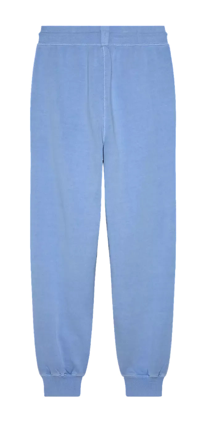 Fox Wordmark Fleece Jogger Cashmere Blue BACK 