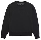 Fox WORDMARK Oversized Fleece CREW Black FRONT