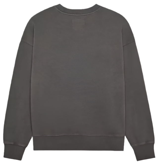 Fox WORDMARK Oversized Fleece CREW Pewter BACK