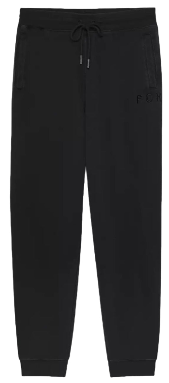 Fox WORDMARK Fleece Jogger Black FRONT