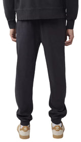 Fox WORDMARK Fleece Jogger Black BACK FACING MODEL