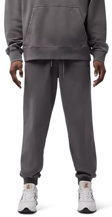 Fox WORDMARK Fleece Jogger Pewter FRONT FACING MODEL