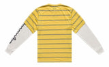 Troy Lee Designs Skyline Fakie Ride Long Sleeve Jersey Stripe Butter BACK