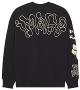 Fox Hello Future Oversized FLC Crew Black BACK