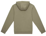 Fox Image Skull Fleece Pullover Adobe BACK