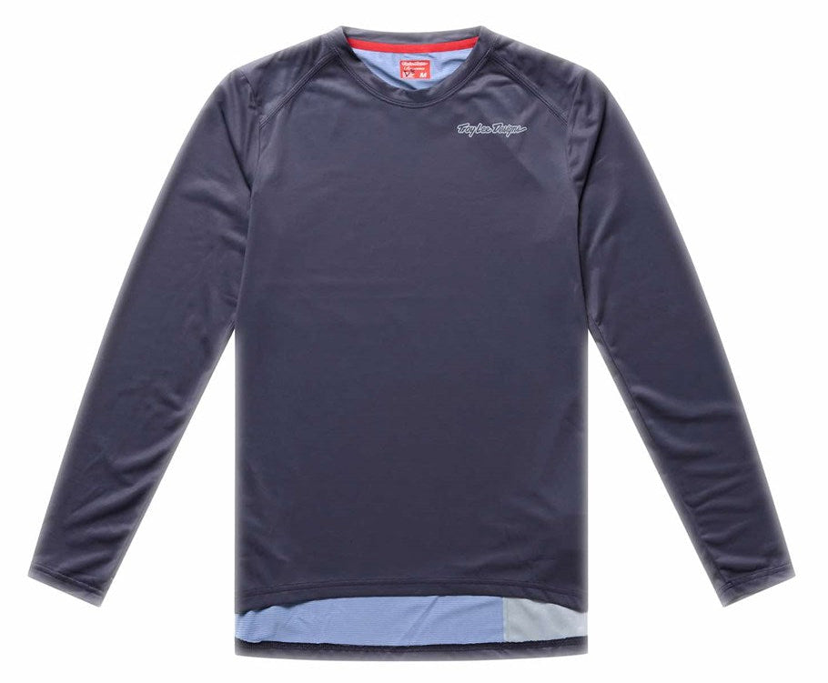 Troy Lee Designs Womens Lilium Pro Long Sleeve Jersey Mono Carbon FRONT