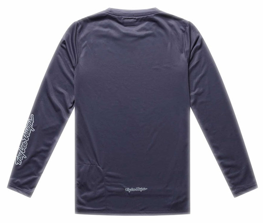 Troy Lee Designs Womens Lilium Pro Long Sleeve Jersey Mono Carbon BACK