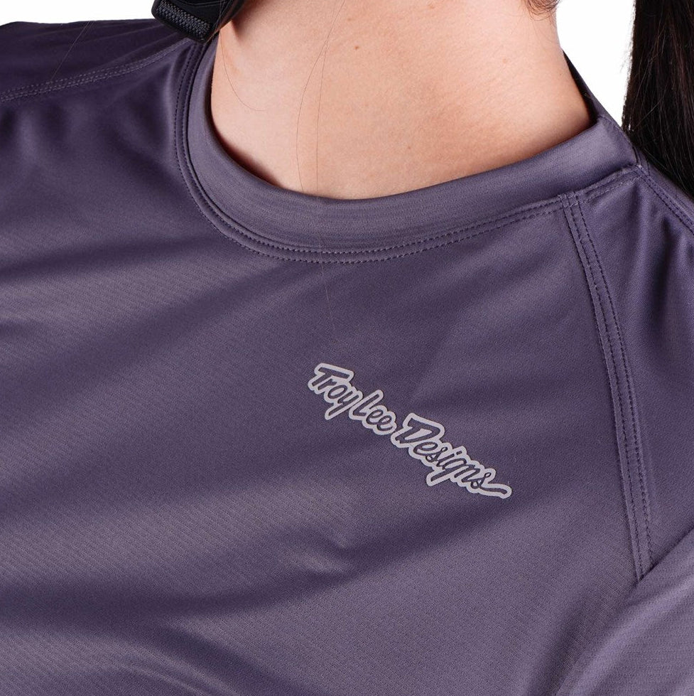 Troy Lee Designs Womens Lilium Pro Long Sleeve Jersey Mono Carbon DETAILS