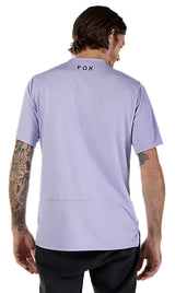 Fox Ranger SS Jersey Fox Head Lilac BACK FACING MODEL