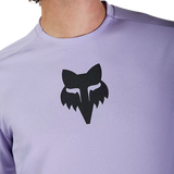 Fox Ranger SS Jersey Fox Head Lilac FRONT DETAILS