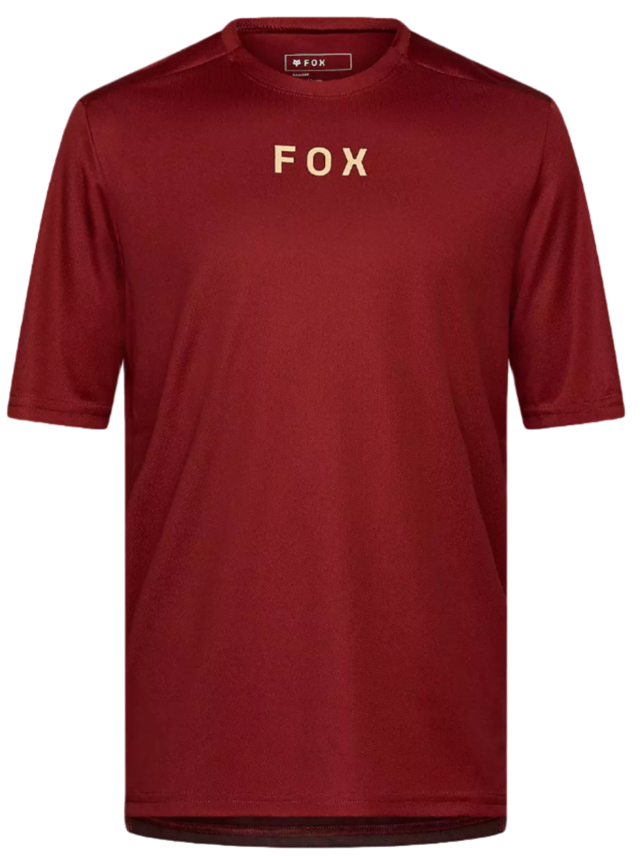 Fox Ranger SS Jersey WORDMARK Rust FRONT