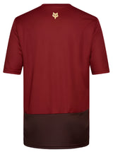 Fox Ranger SS Jersey WORDMARK Rust BACK