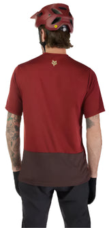 Fox Ranger SS Jersey WORDMARK Rust BACK