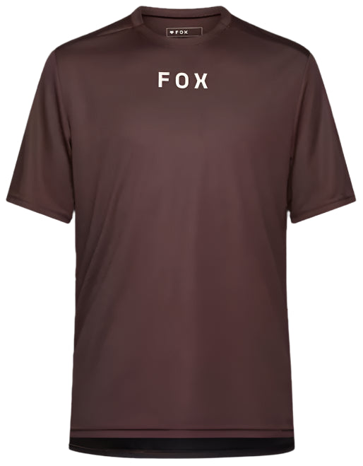 Fox Ranger SS Jersey WORDMARK Cocoa FRONT