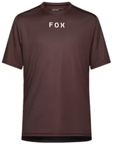 Fox Ranger SS Jersey WORDMARK Cocoa FRONT