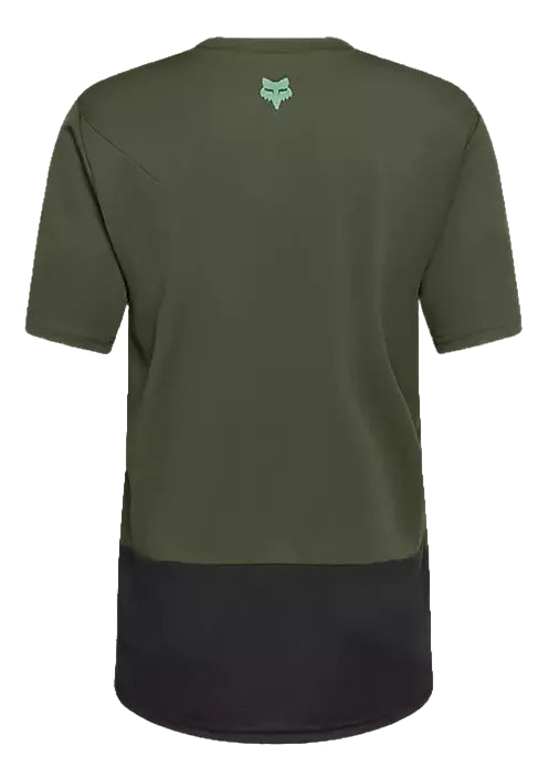 Fox Ranger SS Jersey Wordmark Dark Sage BACK 
