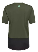 Fox Ranger SS Jersey Wordmark Dark Sage BACK 