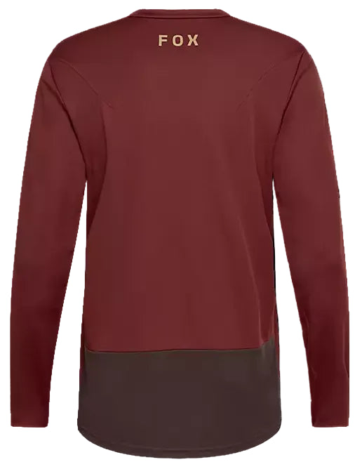 Fox Ranger LS Jersey Fox Head Rust BACK 