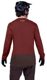Fox Ranger LS Jersey Fox Head Rust BACK FACING MODEL