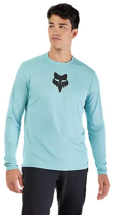 Fox Ranger LS Jersey Fox Head VntWsh FRONT FACING MODEL