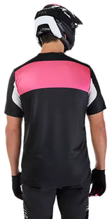 Fox Ranger SS Jersey Digi Image Black BACK FACING MODEL