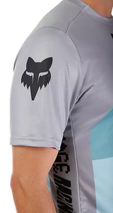 Fox Ranger SS Jersey Grid Steel Gray SIDE DETAILS
