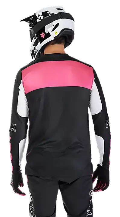 Fox Ranger Long Sleeve Jersey Digi Image Black BACK FACING MODEL