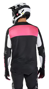 Fox Ranger Long Sleeve Jersey Digi Image Black BACK FACING MODEL