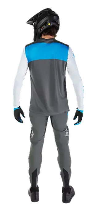 Fox Ranger Long Sleeve Jersey Digi Image White BACK FACING MODEL