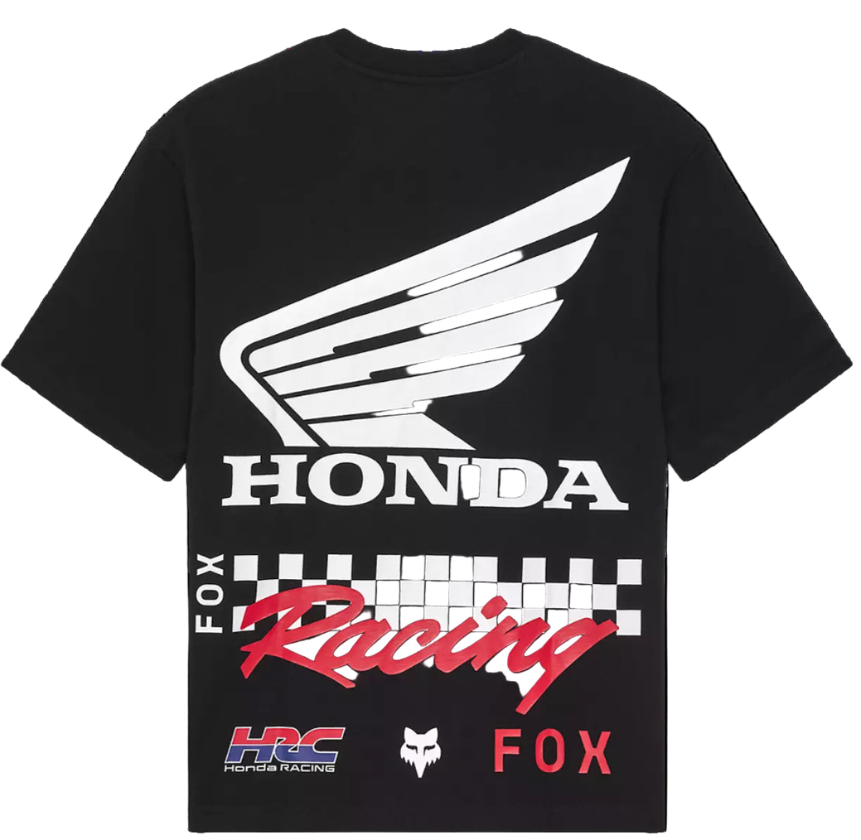 Fox Honda Oversized SS Tee Black BACK