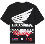 Fox Honda Oversized SS Tee Black BACK