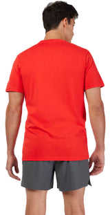 Fox Honda SS Tee Red T-Shirt. BACK FACING MODEL
