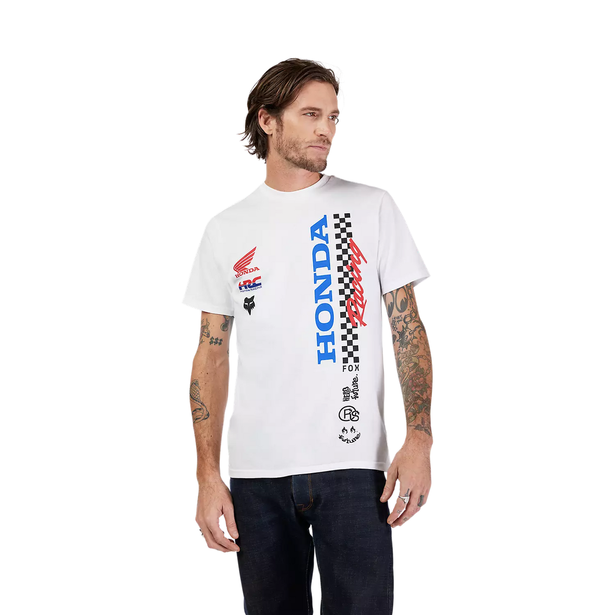 Fox Honda Short Sleeve Tee Optic White