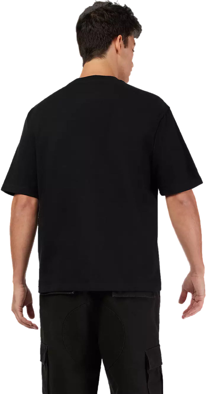 Fox GPC Oversized SS Tee Black BACK FACING MODEL