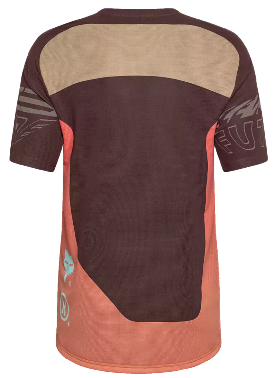 Fox Flexair SS Jersey Elevated Cocoa BACK 