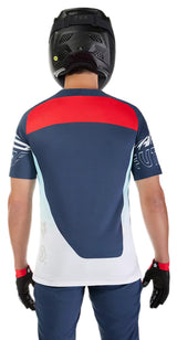 Fox Flexair SS Jersey Elevated Midnight BACK FACING MODEL