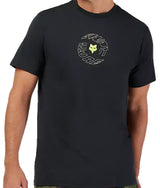 Fox SE Spiral SS Premium Tee Black FRONT FACING MODEL