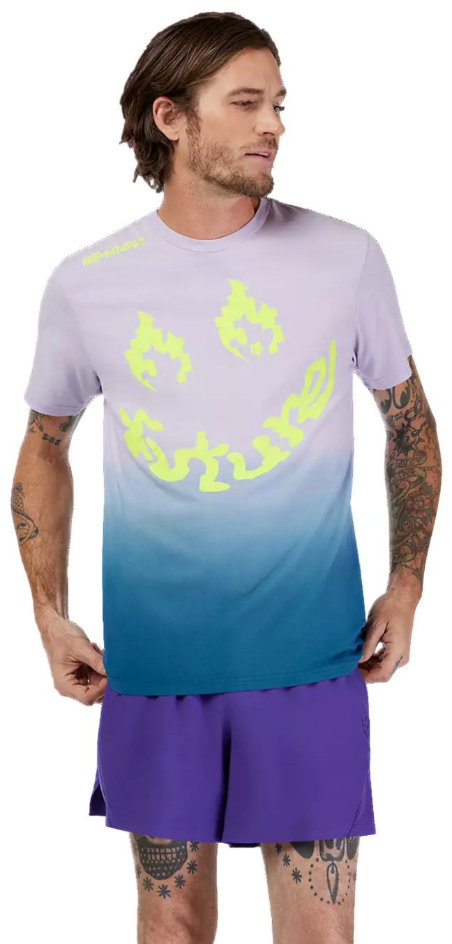 Fox Hello Fox SS Premium Tee Lilac FRONT FACING MODEL