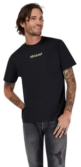 Fox Future SS Premium Tee Black FRONT FACING MODEL