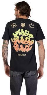 Fox Future SS Premium Tee Black BACK FACING MODEL