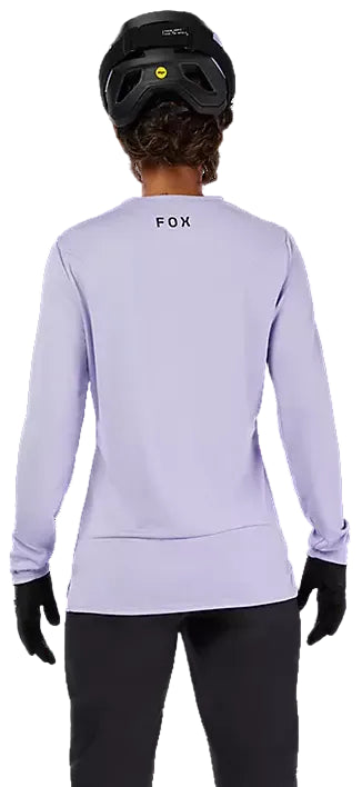 Fox Ranger LS Jersey Fox Head Lilac BACK FACING MODEL