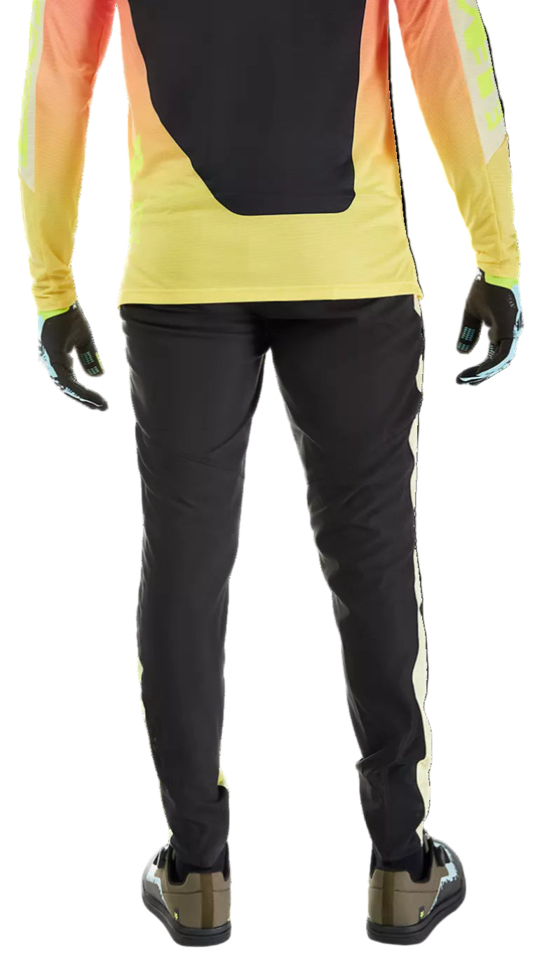 Fox Flexair Elevated Pant Lemonade BACK FACING MODEL